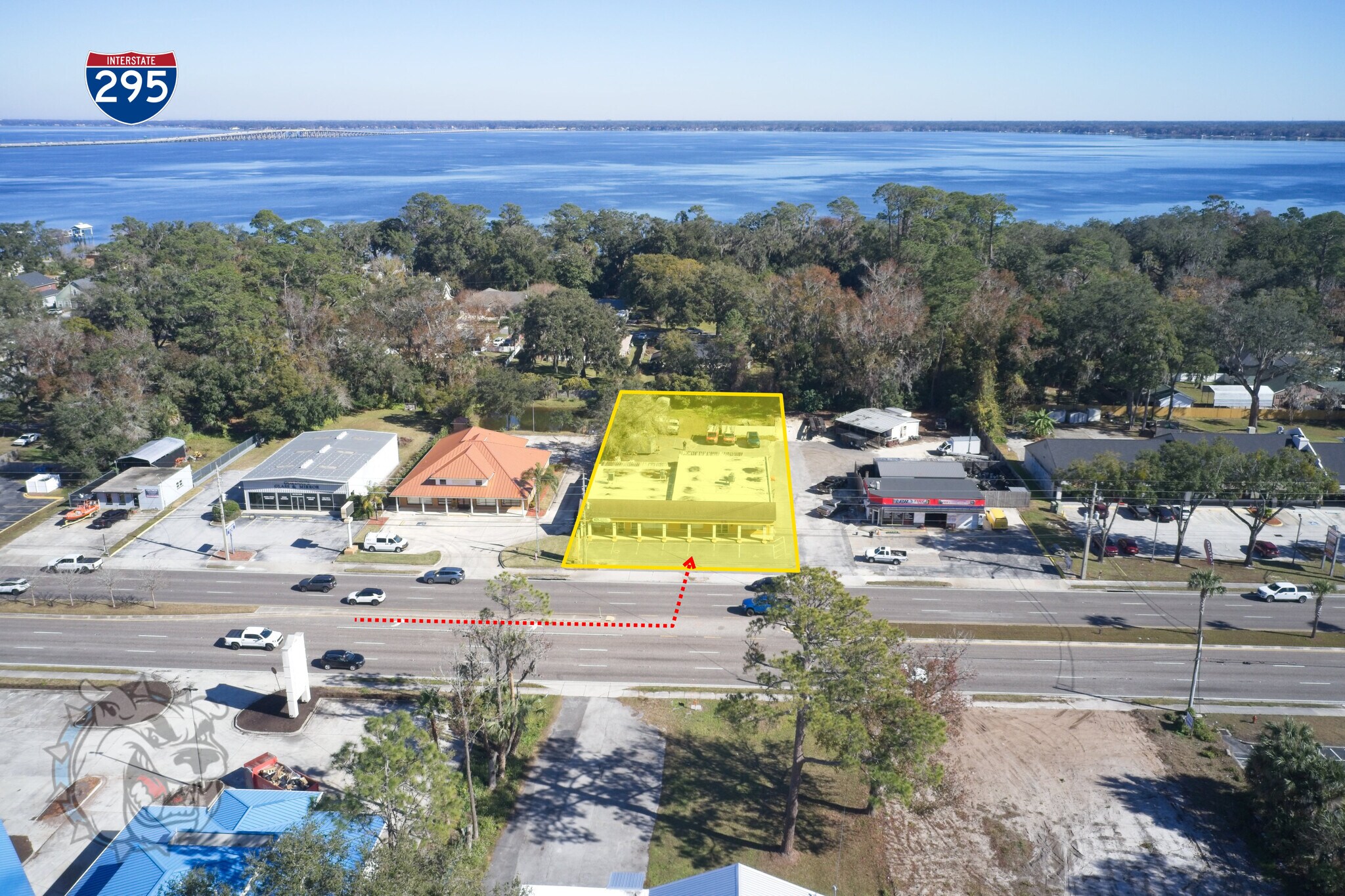 1103 Park Ave, Orange Park, FL for sale Aerial- Image 1 of 2