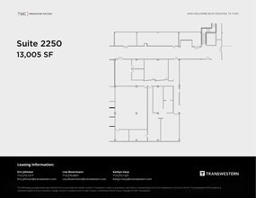 2450 Holcombe Rd, Houston, TX for lease Floor Plan- Image 2 of 2