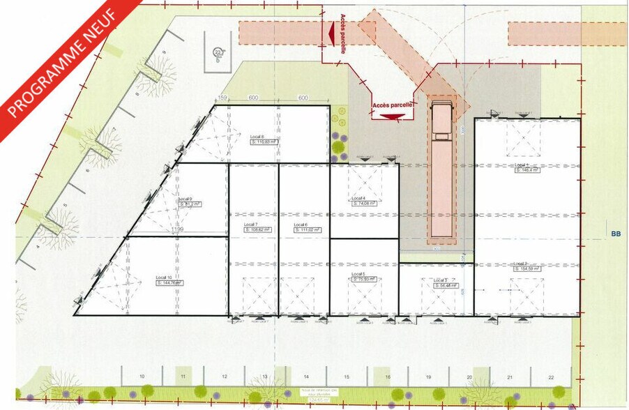 Industriel dans Avignon à louer - Plan de site - Image 3 de 5