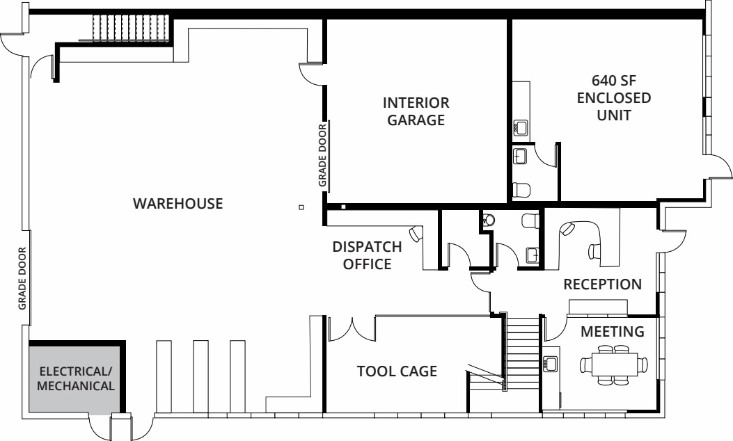 19140 28th Ave, Surrey, BC V3Z 6M3 - Unit 101/102 -  - Floor Plan - Image 2 of 6