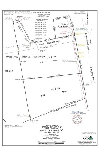 Plus de détails pour 000E-2A Highway 61, Natchez, MS - Terrain à vendre