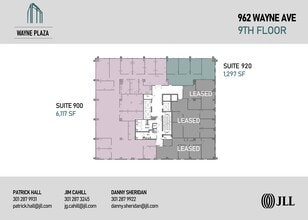 962 Wayne Ave, Silver Spring, MD à louer Plan d’étage- Image 1 de 3