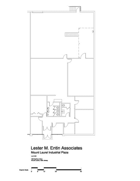 109 Gaither Dr, Mount Laurel, NJ for lease - Floor Plan - Image 2 of 4