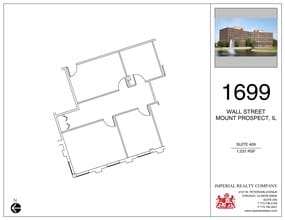 1699 Wall St, Mount Prospect, IL for lease Site Plan- Image 1 of 1