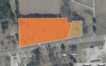 W Madison St, Houston, MS - AERIAL map view