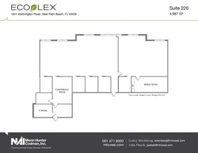 1641 Worthington Rd, West Palm Beach, FL à louer Plan d’étage- Image 2 de 10