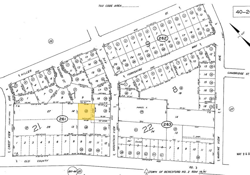 614-616 Mountain View Ave, Belmont, CA à louer - Plan cadastral - Image 3 de 3