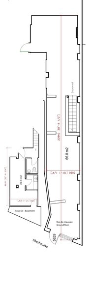 5617-5631 Rue Sherbrooke O, Montréal, QC à louer - Plan d’étage - Image 2 de 8