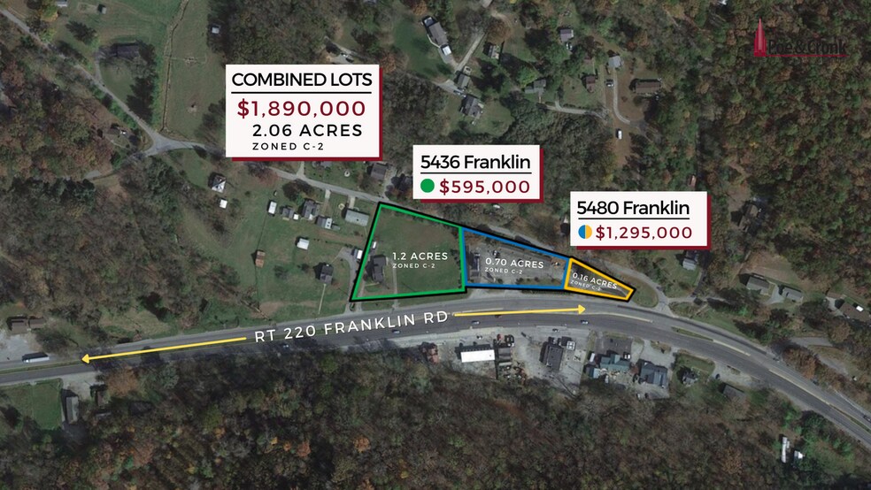 5436 Franklin Rd, Roanoke, VA à vendre - Aérien - Image 2 de 15