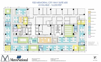 920 Memorial City Way, Houston, TX à louer Plan d’étage- Image 1 de 1