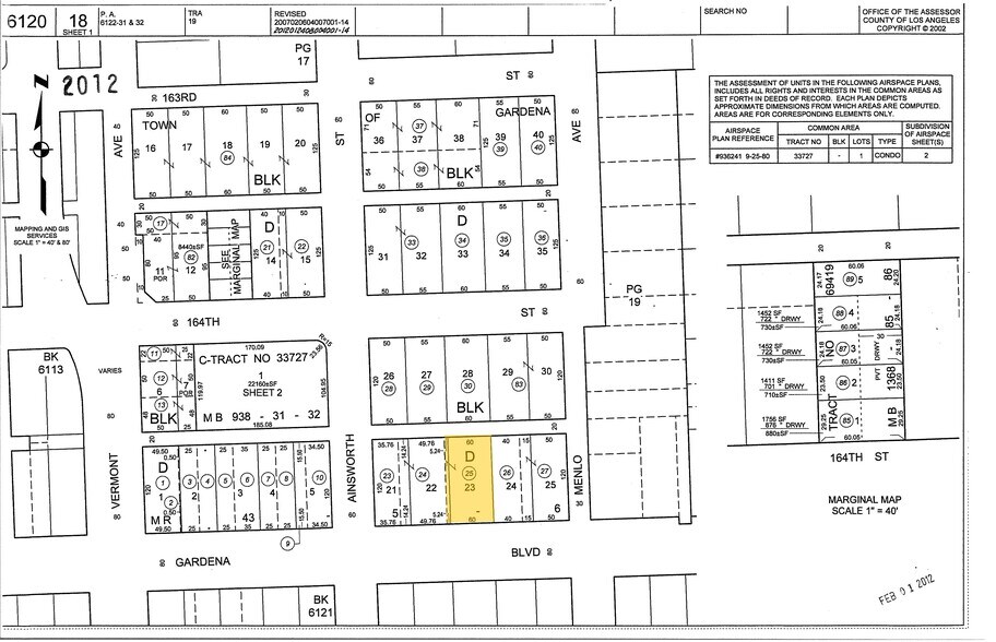 811 W Gardena Blvd, Gardena, CA à louer - Plan cadastral - Image 2 de 8