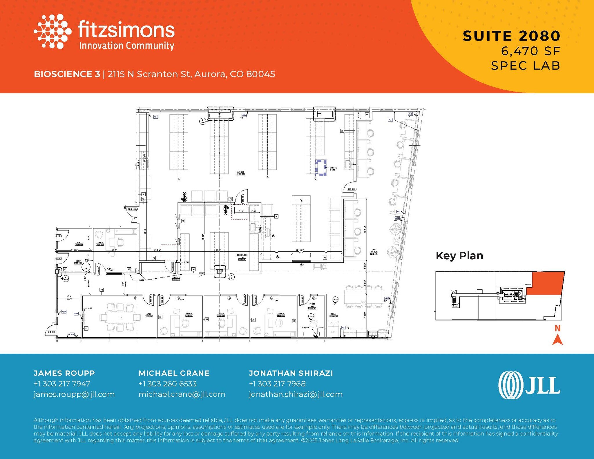 2115 N Scranton Way, Aurora, CO à louer Plan d’étage- Image 1 de 1