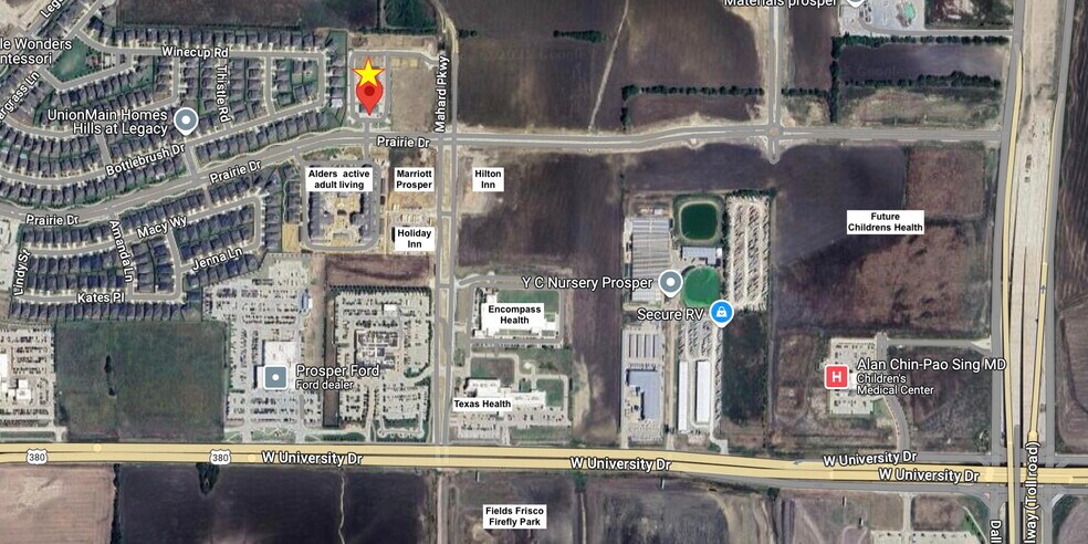 2120 Prairie Dr, Prosper, TX for sale - Plat Map - Image 2 of 15