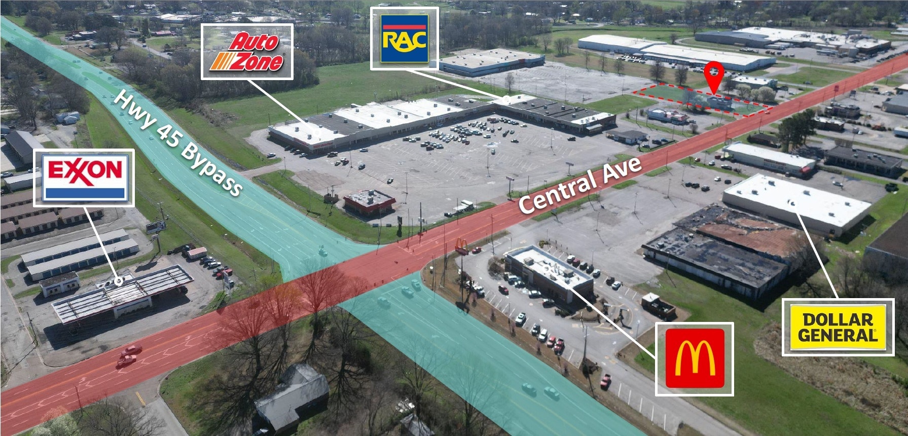 2480 N Central Ave, Humboldt, TN for sale Primary Photo- Image 1 of 9