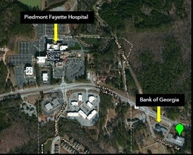 132 Old Norton Rd, Fayetteville, GA - AÉRIEN Vue de la carte