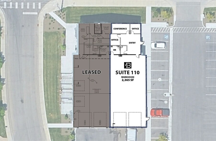 5332 N Sawyer Ave, Garden City, ID for lease - Floor Plan - Image 2 of 4