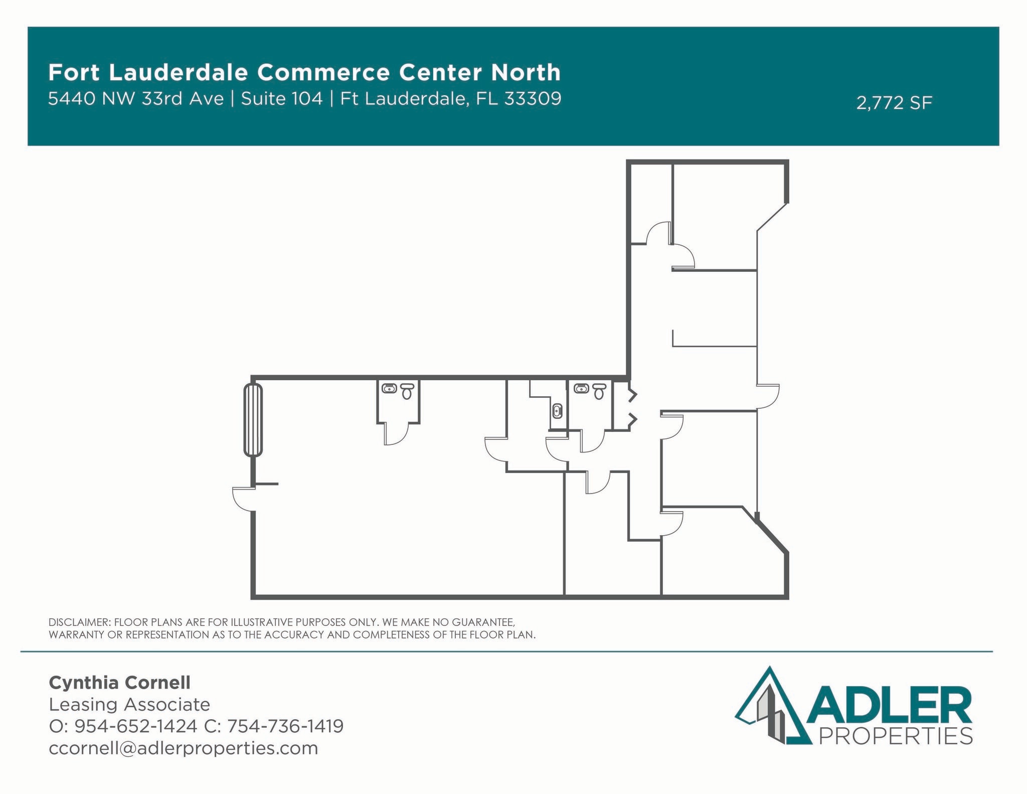 5440 NW 33rd Ave, Fort Lauderdale, FL for lease Floor Plan- Image 1 of 1