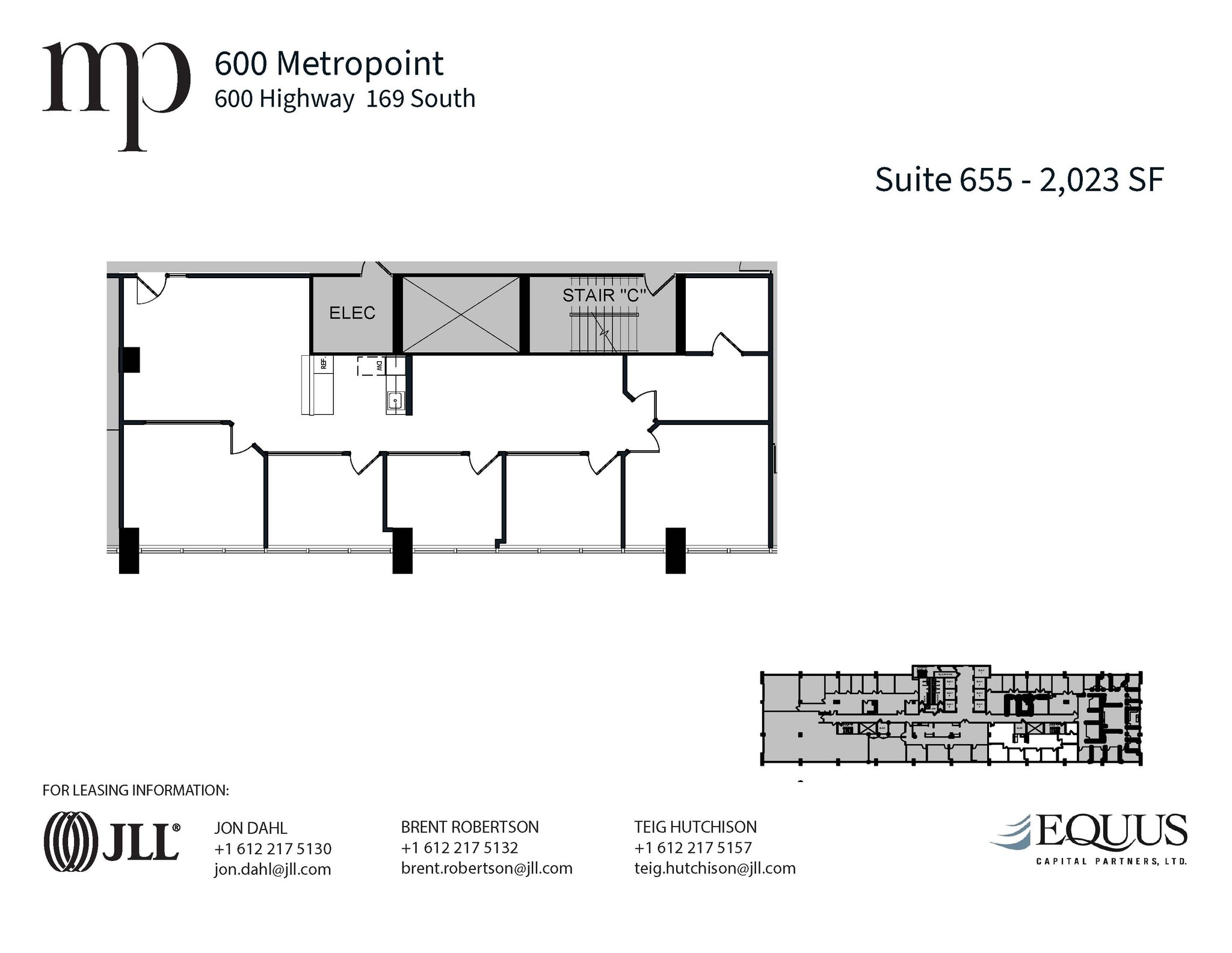 600 Highway 169 S, Saint Louis Park, MN for lease Floor Plan- Image 1 of 1