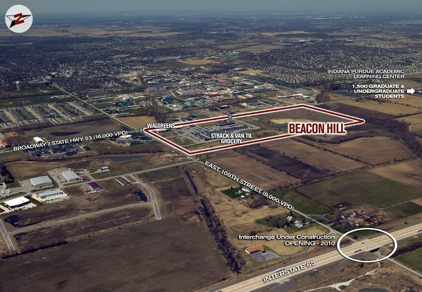 10795 Broadway, Crown Point, IN à louer - Aérien - Image 2 de 3