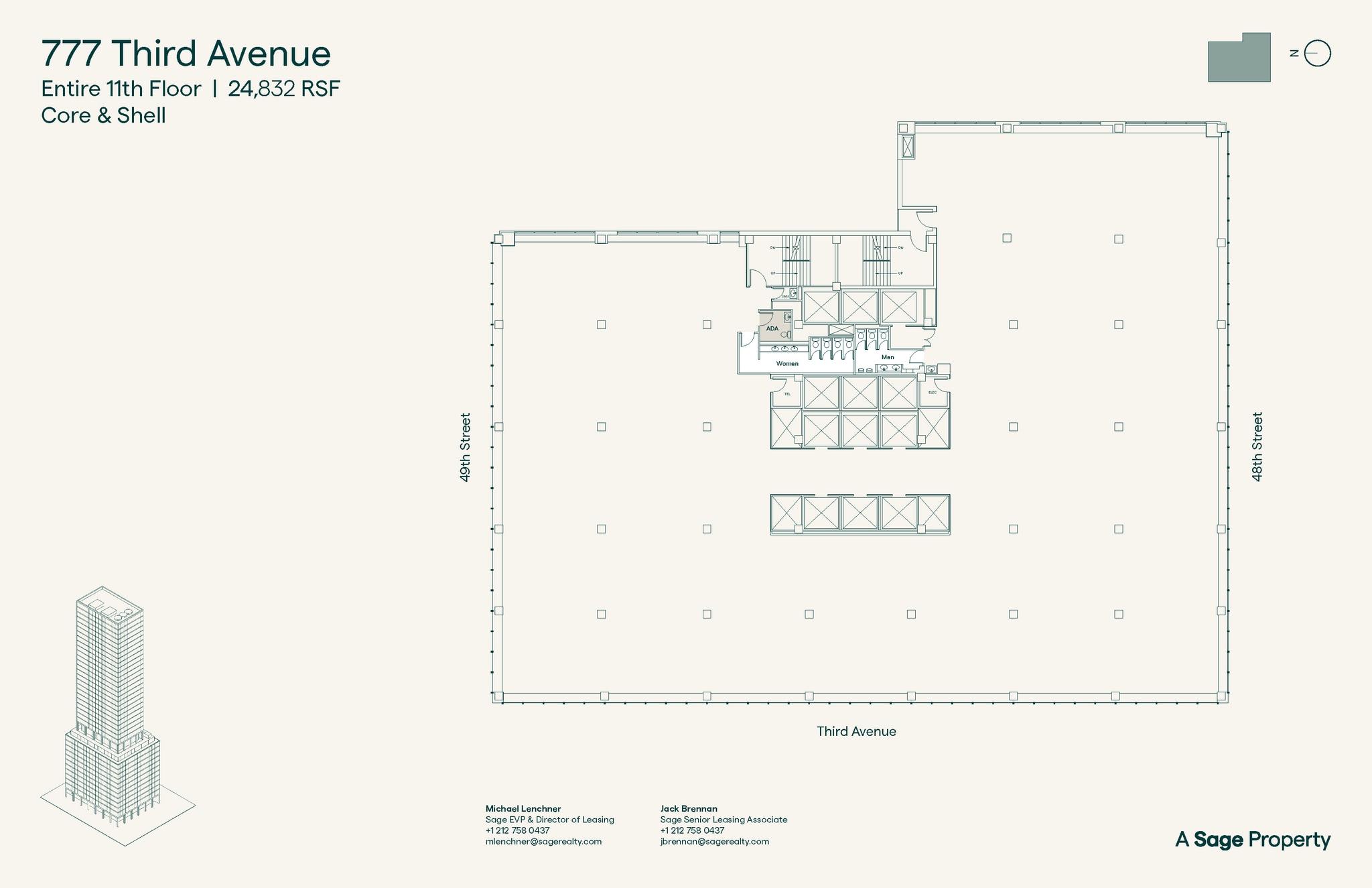 777 Third Ave, New York, NY à louer Plan d’étage- Image 1 de 5