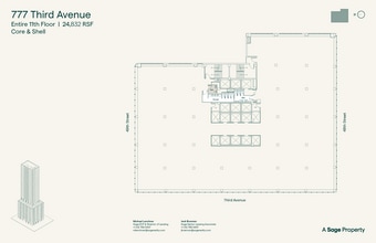 777 Third Ave, New York, NY à louer Plan d’étage- Image 1 de 5