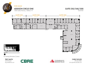 15601 Dallas Pky, Addison, TX à louer Plan d’étage- Image 1 de 1
