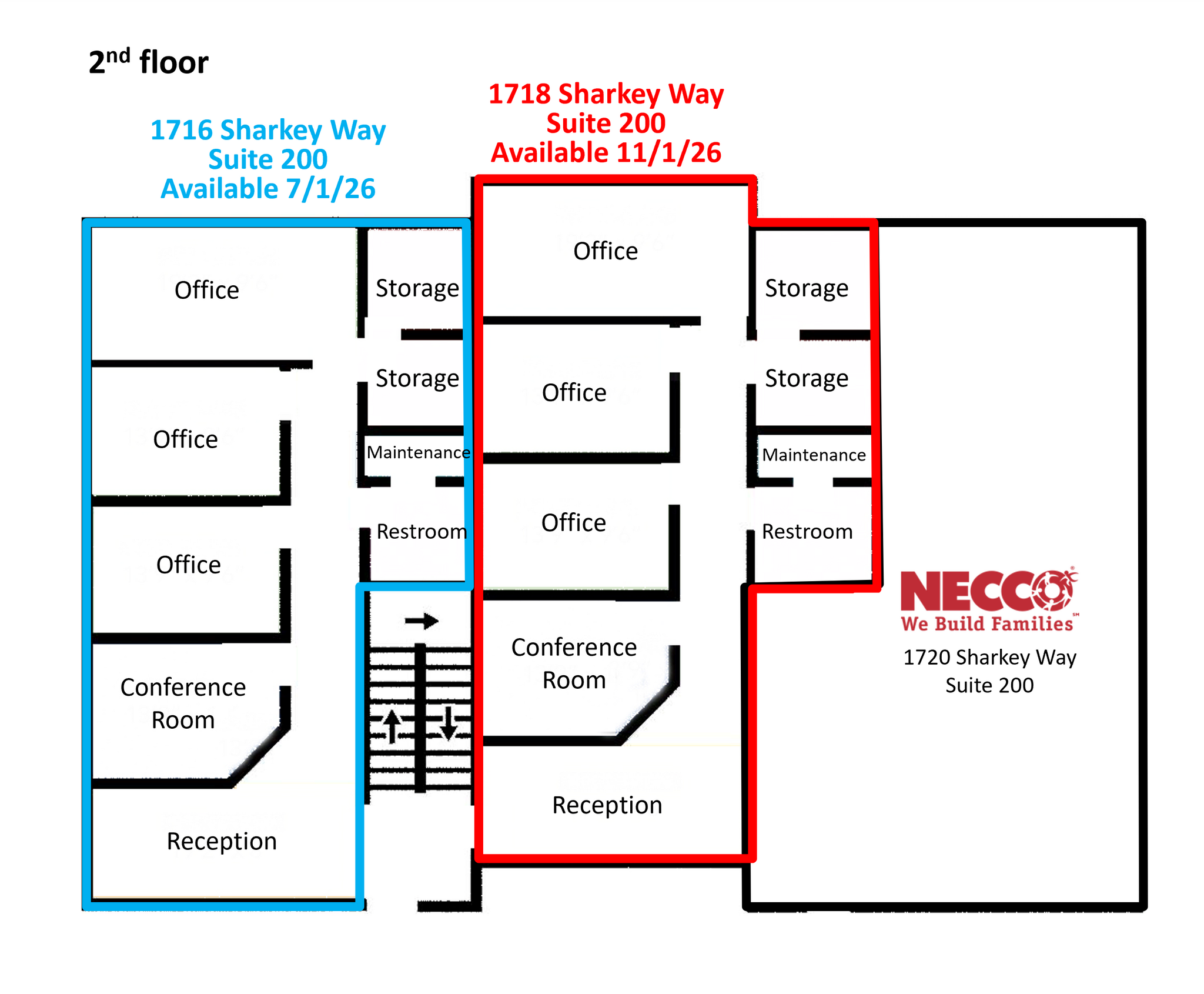 1716-1720 Sharkey Way, Lexington, KY for lease Floor Plan- Image 1 of 1