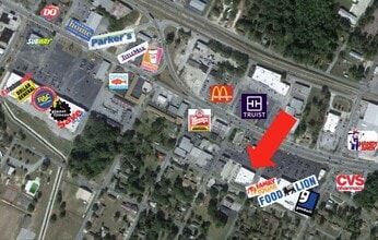 1021 E 1st St, Vidalia, GA - Aerial map view