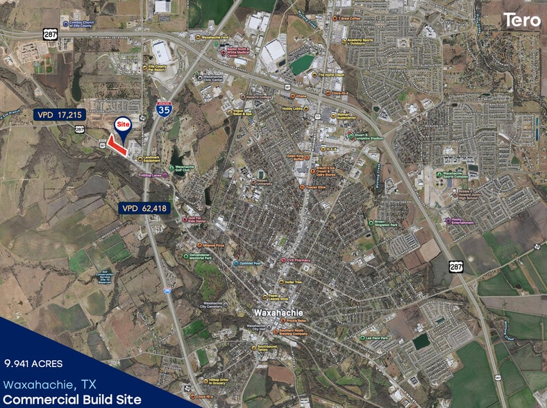 Highway 287, Waxahachie, TX for sale - Building Photo - Image 3 of 9