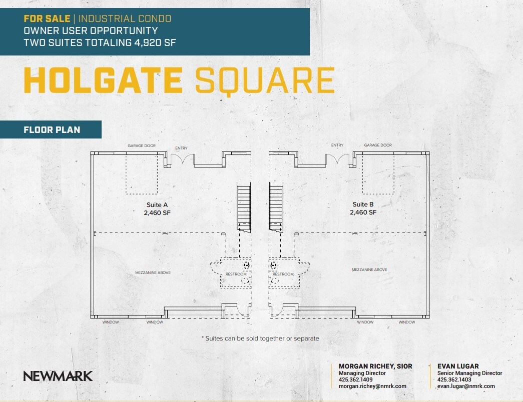 1762 Airport Way S, Seattle, WA 98134 - Unit A&B -  - Floor Plan - Image 1 of 1