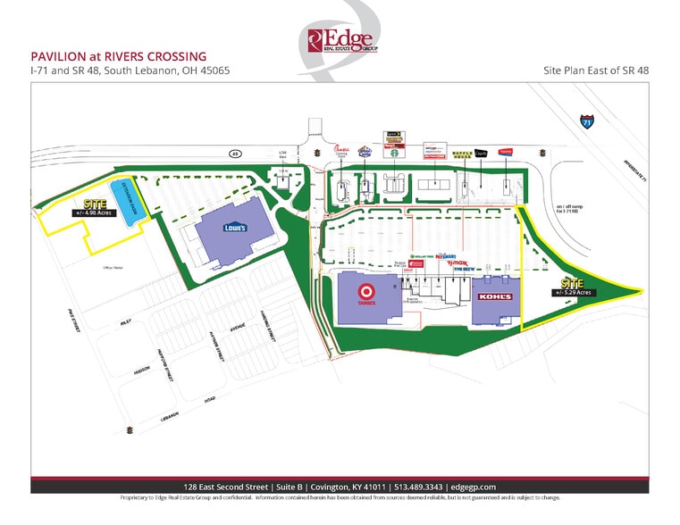 Rivers Crossing-I-71 & SR 48, S Lebanon 5.29 Acres, South Lebanon, OH for lease - Building Photo - Image 3 of 6