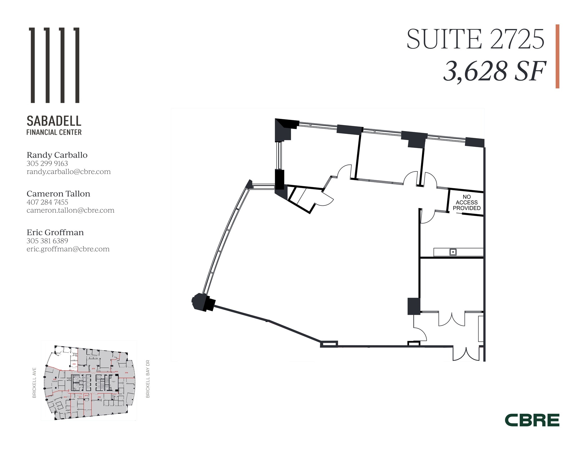 1111 Brickell Ave, Miami, FL for lease Site Plan- Image 1 of 1
