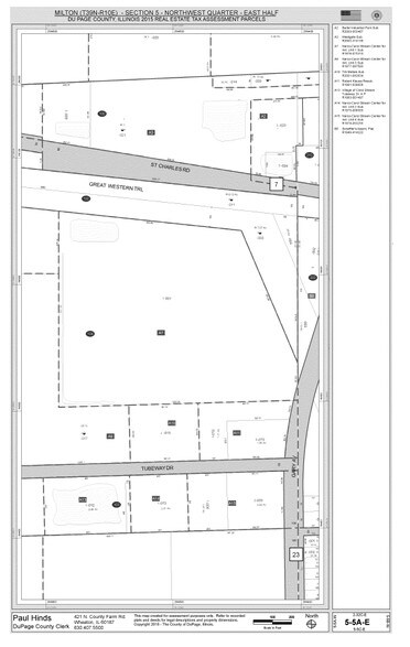 238-248 Tubeway Dr, Carol Stream, IL à louer - Plan cadastral - Image 2 de 5