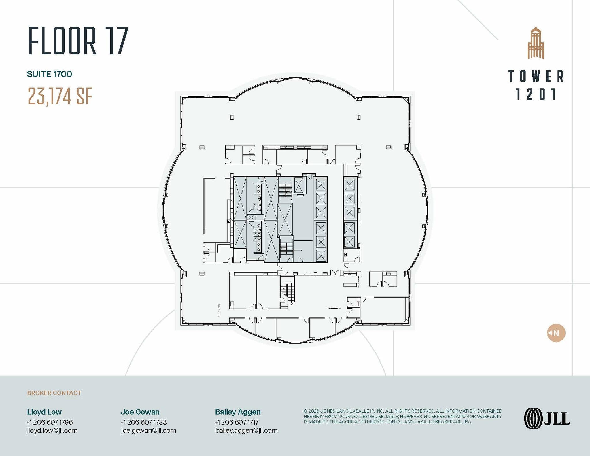 1201 3rd Ave, Seattle, WA à louer Plan d’étage- Image 1 de 1