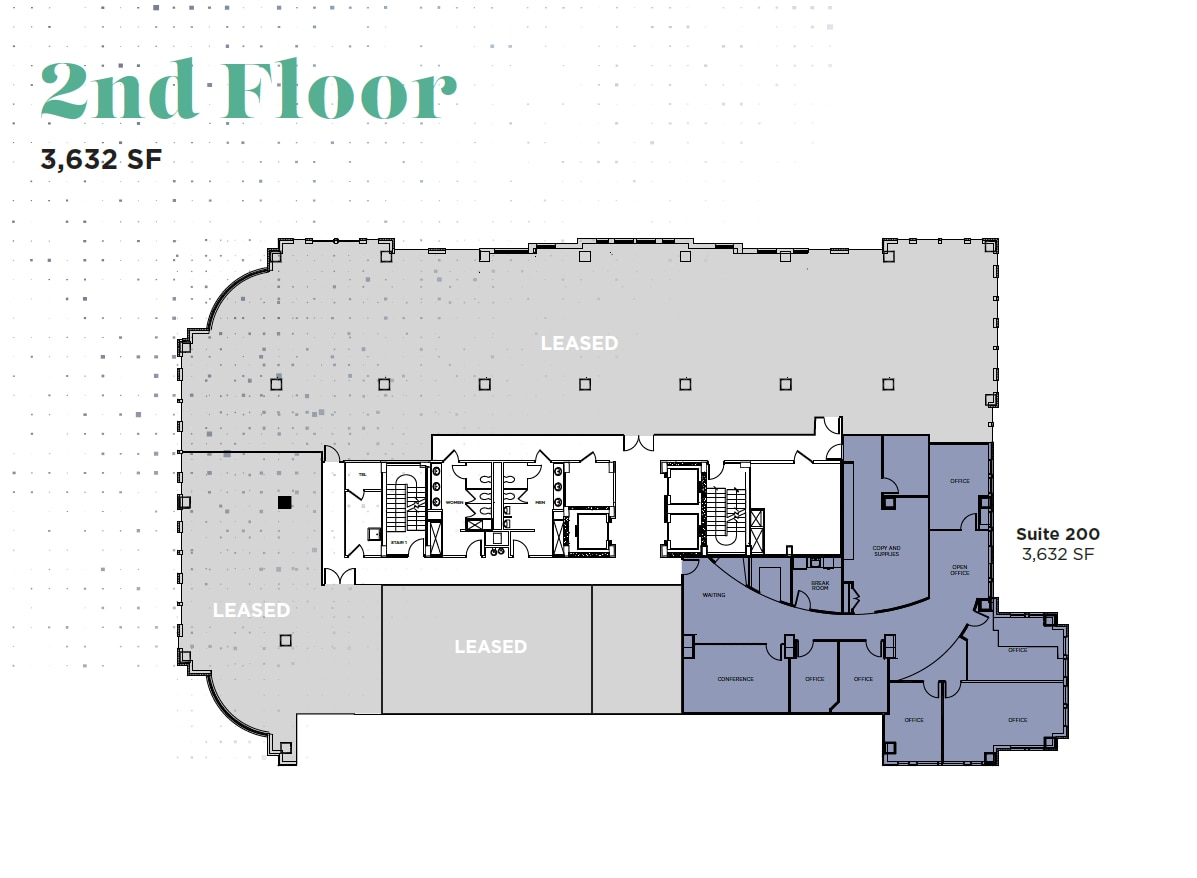 11 N Washington St, Rockville, MD à louer Plan d’étage- Image 1 de 1