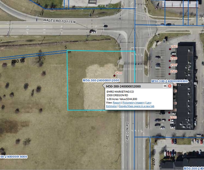 2500 Oregon Rd, Northwood, OH à vendre - Photo du bâtiment - Image 2 de 2