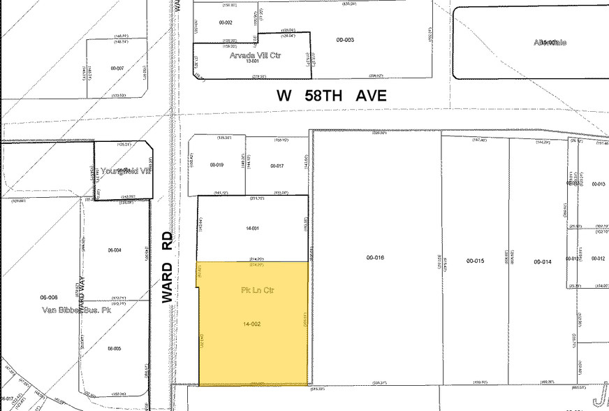 5730 Ward Rd, Arvada, CO à louer - Plan cadastral - Image 2 de 7