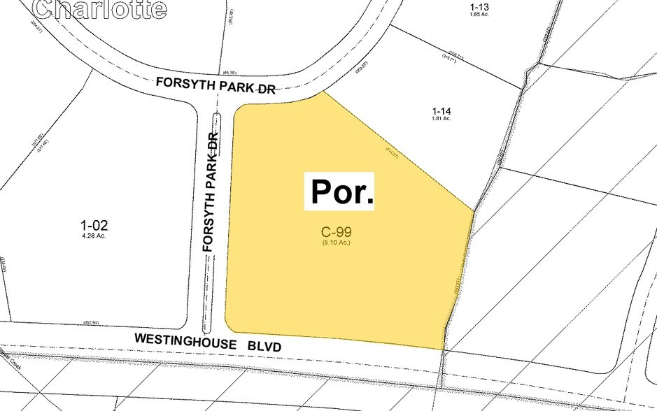 9333 Forsyth Park Dr, Charlotte, NC à vendre - Plan cadastral - Image 3 de 8