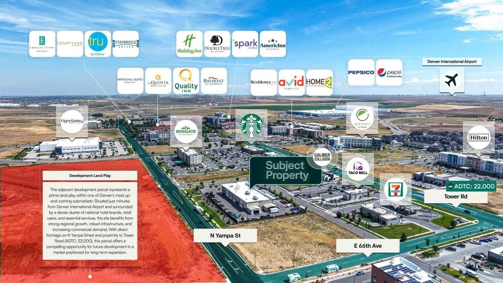 18300 E 66th Ave, Denver, CO for sale - Aerial - Image 2 of 2