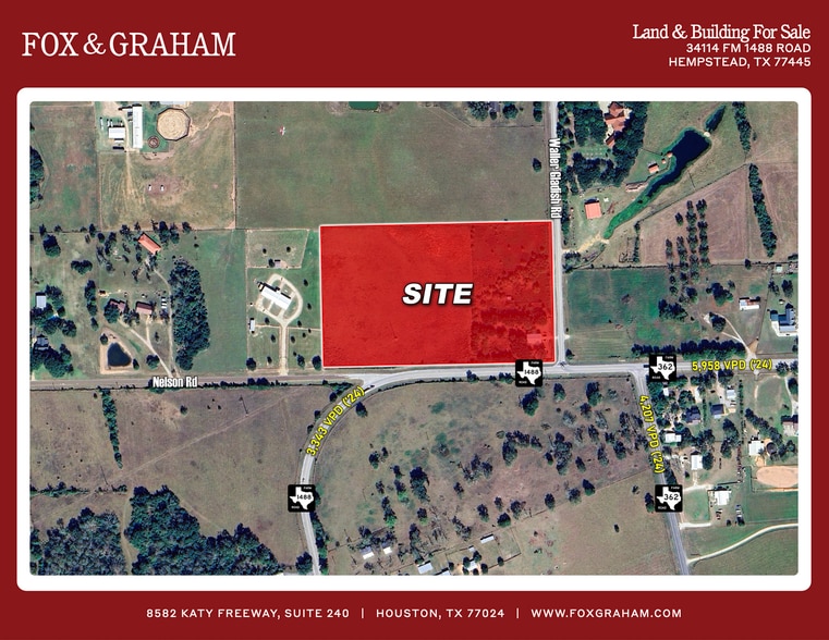 34114 FM 1488 Rd, Hempstead, TX for sale - Primary Photo - Image 1 of 1