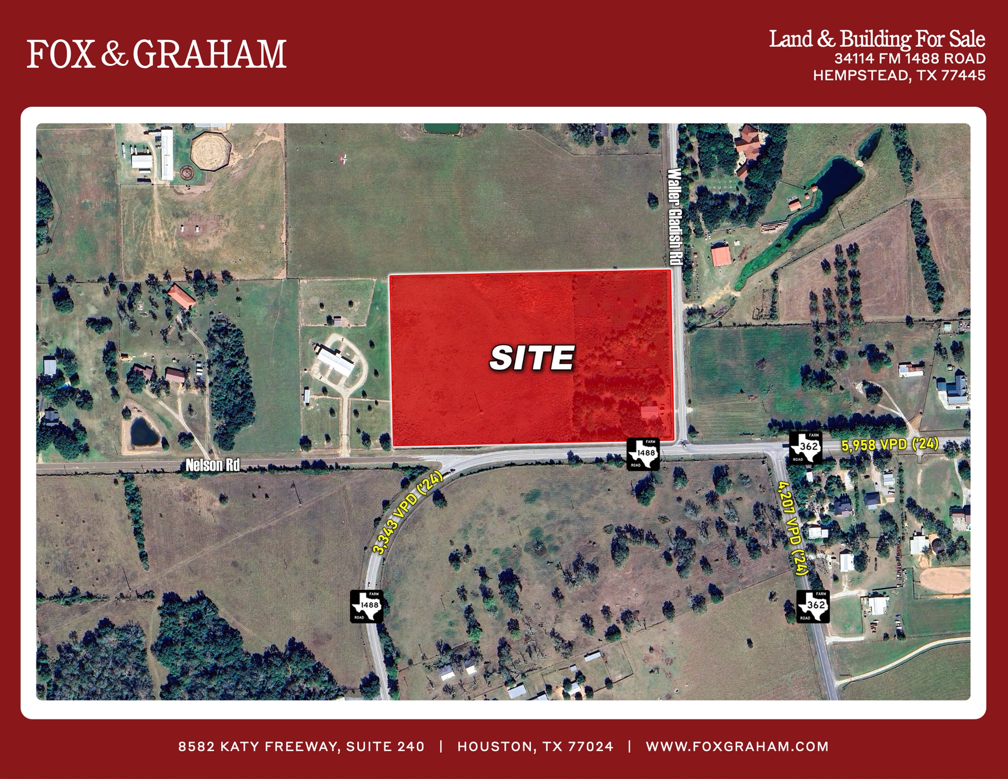 34114 FM 1488 Rd, Hempstead, TX for sale Primary Photo- Image 1 of 2