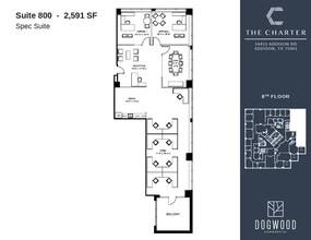 16415 Addison Rd, Addison, TX à louer Plan d’étage- Image 1 de 1