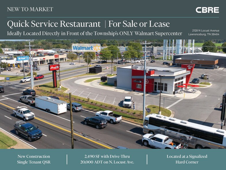 2128 N Locust Ave, Lawrenceburg, TN à vendre - Photo du bâtiment - Image 1 de 2