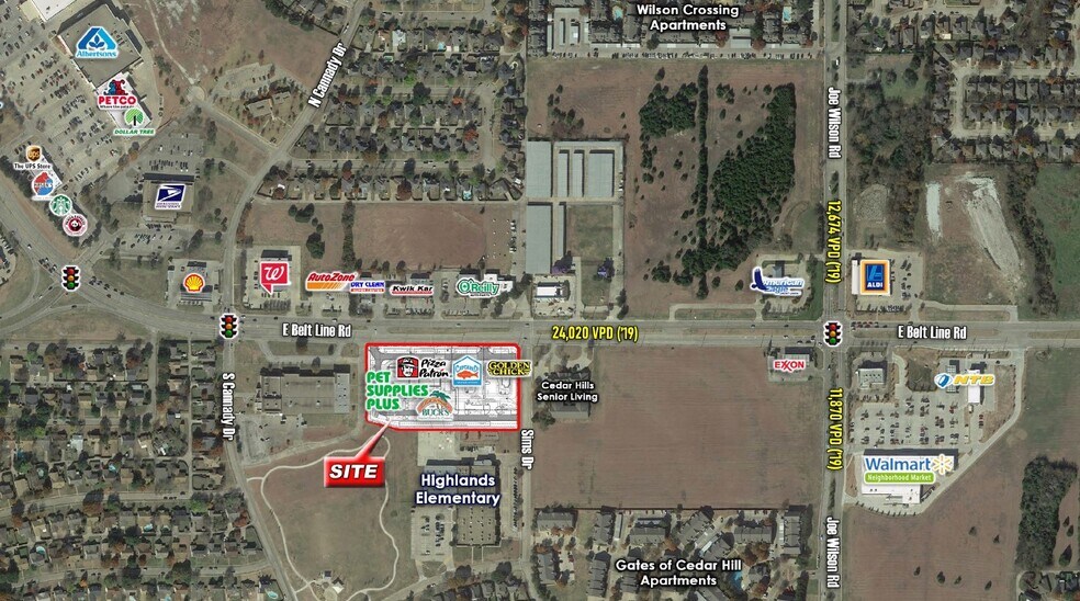 538 E Belt Line Rd, Cedar Hill, TX à louer - Aérien - Image 3 de 5