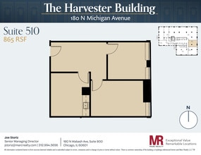 180 N Michigan Ave, Chicago, IL à louer Plan d’étage- Image 1 de 5