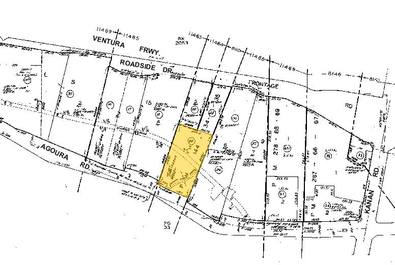 29395 Agoura Rd, Agoura Hills, CA à vendre - Plan cadastral - Image 1 de 1