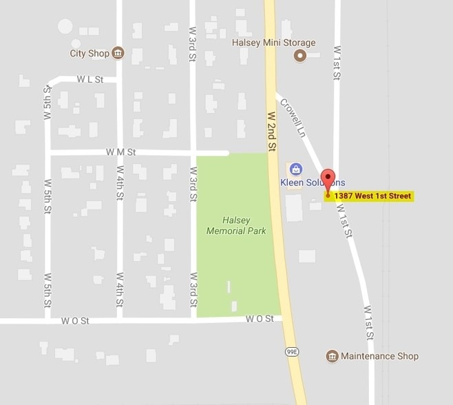 1387 W 1st St, Halsey, OR for lease - Aerial - Image 2 of 6