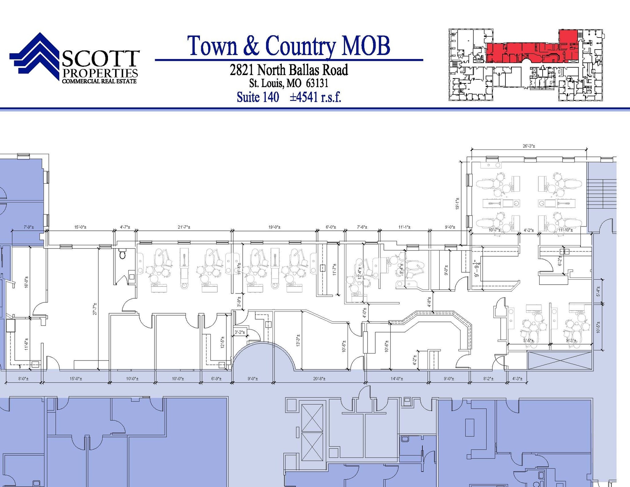 2821 N Ballas Rd, Town and Country, MO for lease Interior Photo- Image 1 of 1