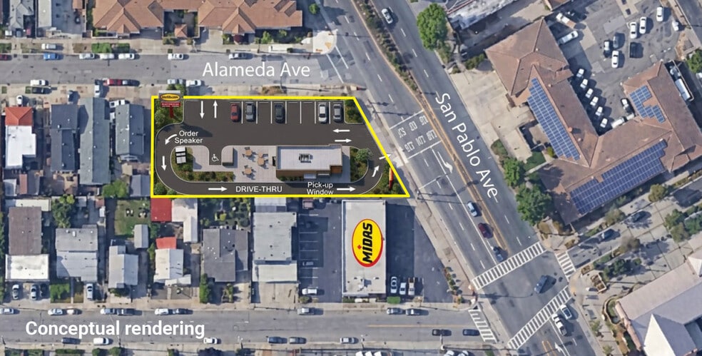 10919 San Pablo Ave, El Cerrito, CA for lease - Building Photo - Image 2 of 4