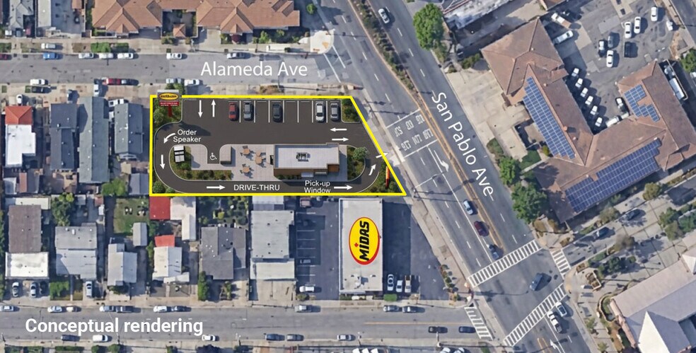10919 San Pablo Ave, El Cerrito, CA à louer - Photo du bâtiment - Image 2 de 4